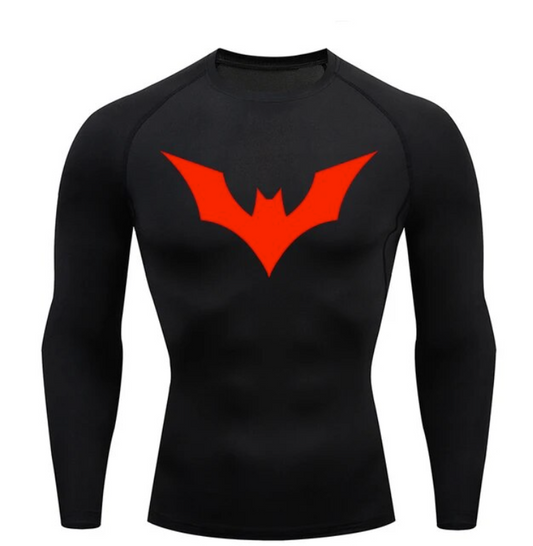 Long Sleeve Compression Shirt/Batman Beyond